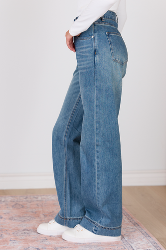 Dark Wash Loose Fit Jeans